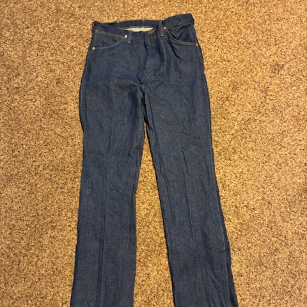 NEW WRANGLER COWBOY CUT® SLIM FIT JEANS (936DEN) 34 X 36